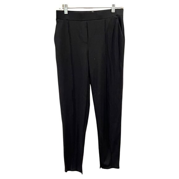 Worthington Black pull on  Slim Ankle split hem pants Size Small - Picture 1 of 5